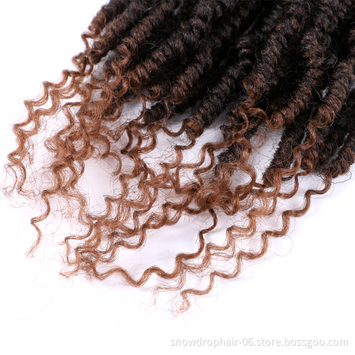 14 Inch Synthetic Kinky Twist Crochet Hair Pre Looped Crochet Braids Pre Twisted Hair Braids Bomb Twist Crochet Hair
